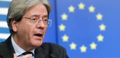 El comisario de Economía de la UE, Paolo Gentiloni.