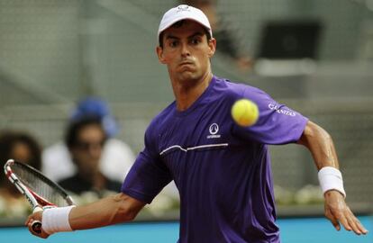 Giraldo, en el duelo contra Murray.