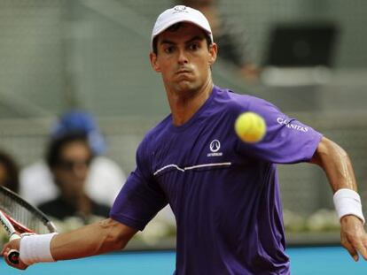 Giraldo, en el duelo contra Murray. 