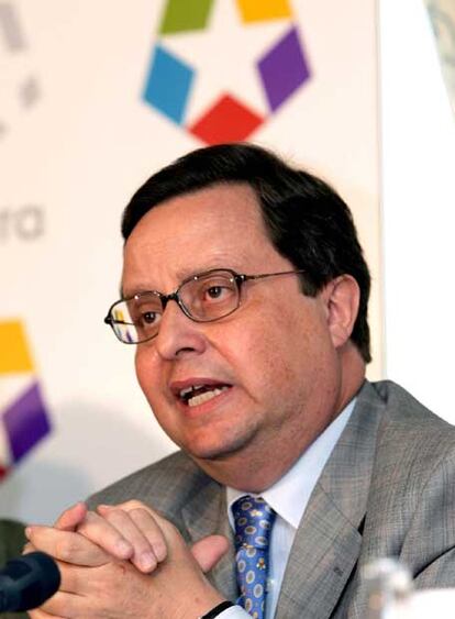 Soriano, en 2005, cuando era director de Telemadrid.