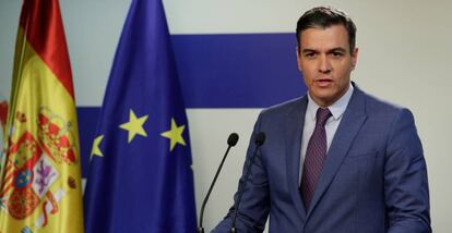 El presidente de Gobierno, Pedro Sánchez. 