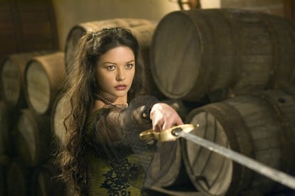 Fotograma de La Leyenda del Zorro, con Catherine Zeta-Jones. (2005).