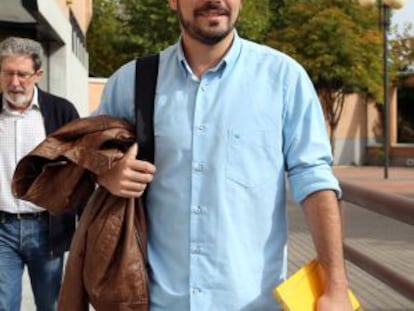 El candidato de IU, Alberto Garzón.