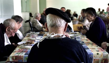 El menjador d&#039;una resid&egrave;ncia. 