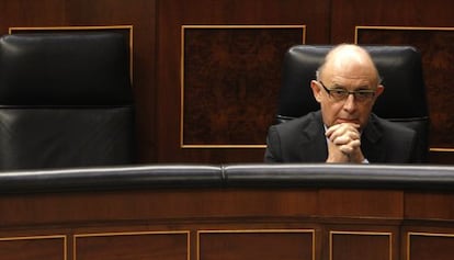 Cristóbal Montoro, en una imagen de archivo en el Congreso.