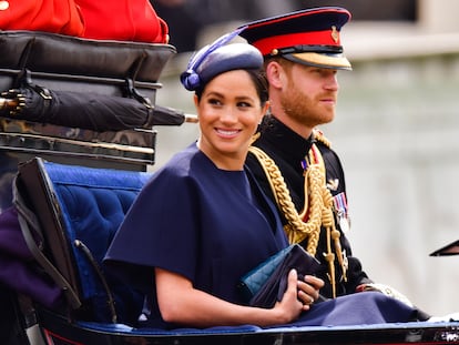 Meghan y Enrique, duques de Sussex, en Londres en junio de 2019.