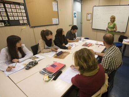 Clases de ingles en una academia de San Sebastian 