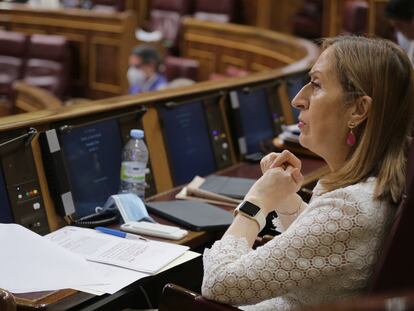 Ana Pastor, durante la sesión plenaria en la que se debatió el decreto de la ‘nueva normalidad’.