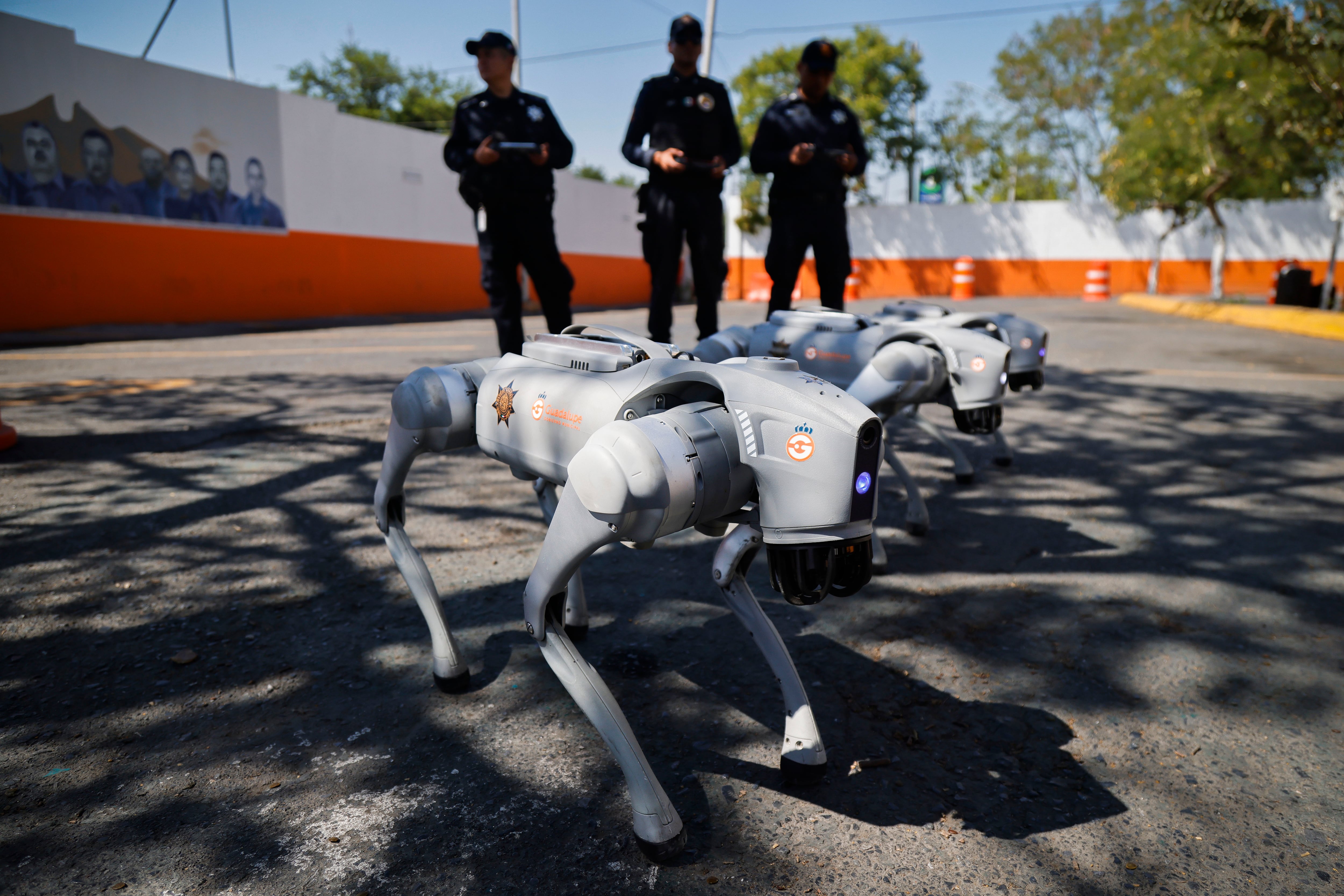K9-X, una unidad de perros robots para la seguridad de Monterrey en el Mundial
