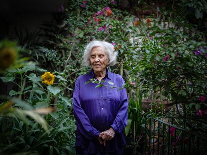 Elena Poniatowska en Ciudad de México.