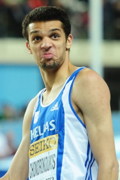 Chondrokoukis, después de ganar el oro en el Mundial de Estambul.