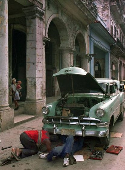 Imagen tomada en La Habana, en 1999.