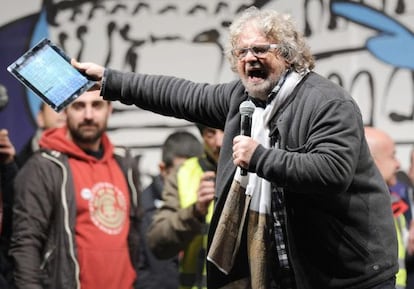 El líder del Movimiento 5 Estrellas, Beppe Grillo.