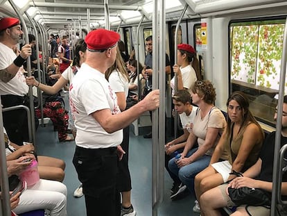 Guardian Angels, al Metro de Barcelona.