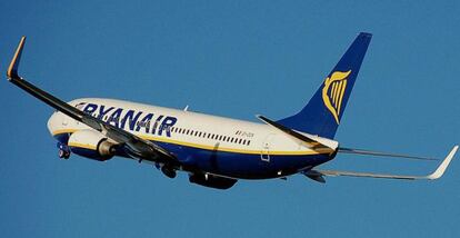 Avi&oacute;n de Ryanair.