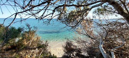 Una imagen de la playa de Migjorn en Formentera.