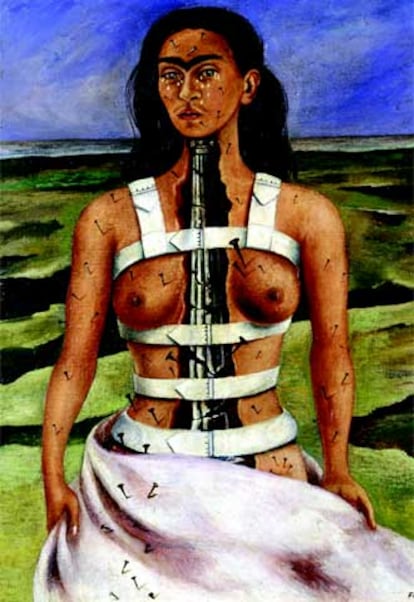 <i>La columna rota</i> (1944), de Frida Kahlo.