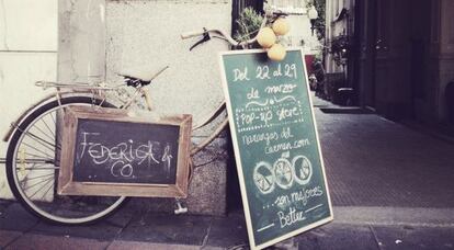 El ‘pop up’ de Naranjas del Carmen en el jardín de Federica & Co.