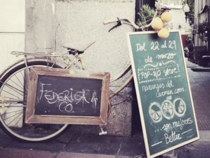 El ‘pop up’ de Naranjas del Carmen en el jardín de Federica & Co.