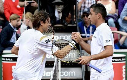 Ferrer y Almagro, al final del encuentro.