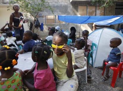 Orfanato de Puerto Príncipe donde se encuentran varios niños que se hallan en trámite de adopción por familias españolas.