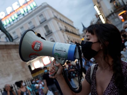 Las manifestaciones en contra de la violencia de género, en imágenes