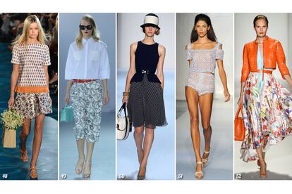 48. Tory Burch. 49. Frankie Morello. 50. Badgley Mischka. 51. Luisa Beccaria. 52. Dennis Basso.