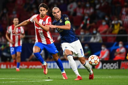 João Félix, ante Pepe.