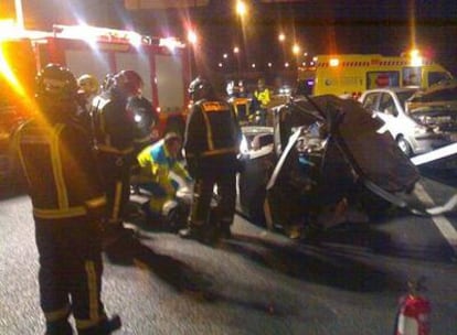 Accidente mortal en la carretera de Extremadura.