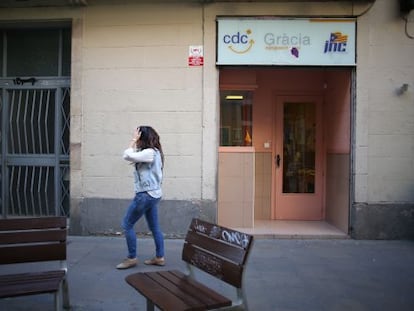 Sede de Converg&egrave;ncia en el barrio de Gr&agrave;cia de Barcelona. 