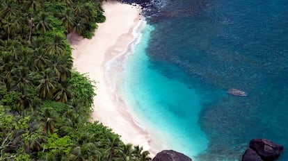 Banana Beach, en Santo Tomé y Príncipe.