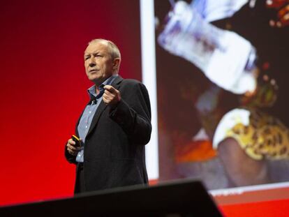 El divulgador David Price, que esta semana dio la conferencia principal en el salón sobre los retos de educación Canvascon en Barcelona.