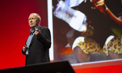 El divulgador David Price, que esta semana dio la conferencia principal en el salón sobre los retos de educación Canvascon en Barcelona.