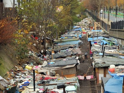 A favela de Ney, nos arredores de Paris