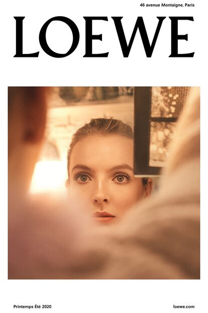 Jodie Comer fotografiada por Steven Meisel para Loewe.
