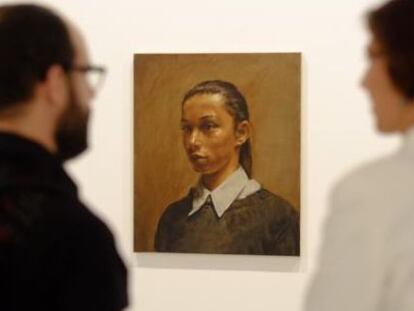 Una de las obras expuestas de Borremans en el CAC M&aacute;laga.