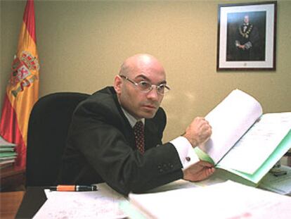 El juez Javier Gómez Bermúdez, en su despacho de la Audiencia Nacional.