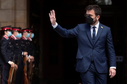 El nuevo presidente de la Generalitat, Pere Aragonès