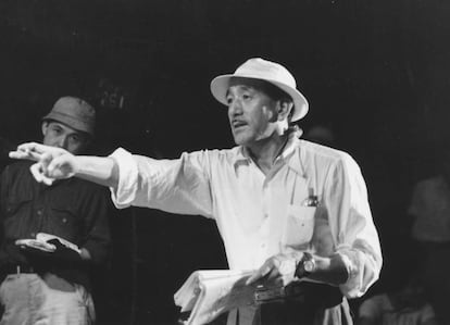 El director Yasuhiro Ozu, en los años cincuenta.