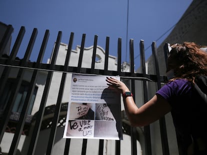 Protesta contra el feminicidio de Luz Raquel Padilla en Ciudad de México