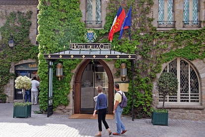 El hotel de La Cité en Carcasona, Francia. 