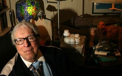 Ray Bradbury, en su casa de Los Ángeles en 2007.