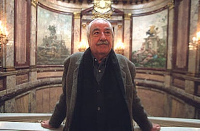 Álvaro Mutis, en la Casa de América, en Madrid.