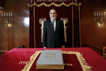 Moshé Bendahán, rabino de la sinagoga de Chamberí, la más numerosa de Madrid.