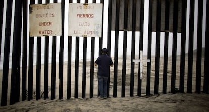 Imagen de la frontera en Tijuana