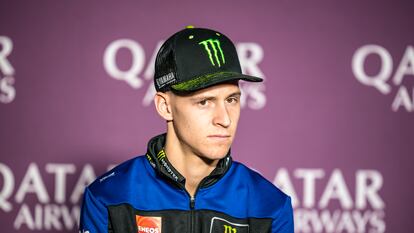 Fabio Quartarar durante la previa del Gran Premio de Qatar, el pasado 7 de marzo.