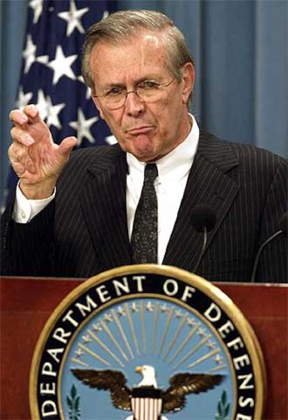 El secretario de Defensa de Estados Unidos, Donald Rumsfeld.