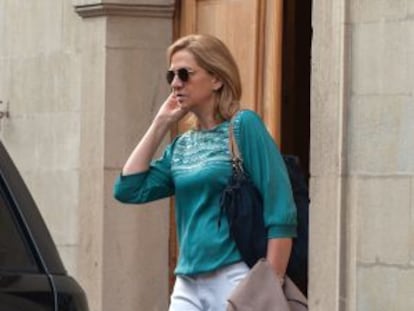 La infanta Cristina de Borbó a Ginebra el juny passat.