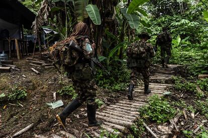 Guerrilleros disidentes de las FARC