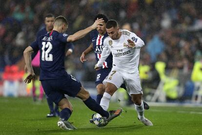 Hazard, ante el PSG.